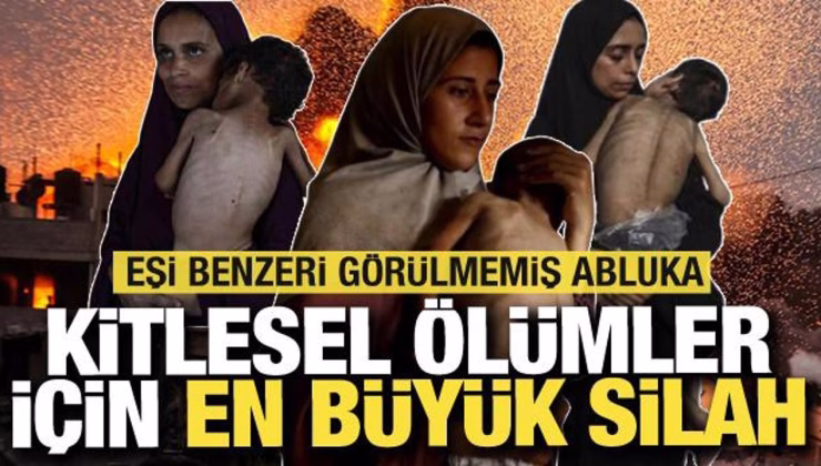 İsrail’in Gazze’ye karşı kullandığı en büyük silah: Ölümler günden güne artıyor!