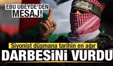 Kassam sözcüsü Ebu Ubeyde’den mesaj: Siyonist düşmana tarihin en ağır darbesini vurdu