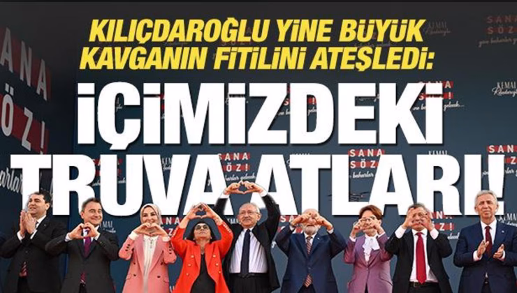 Kılıçdaroğlu hezimetin faturasını 6’lı masaya çıkardı: Muhalefetteki truva atları