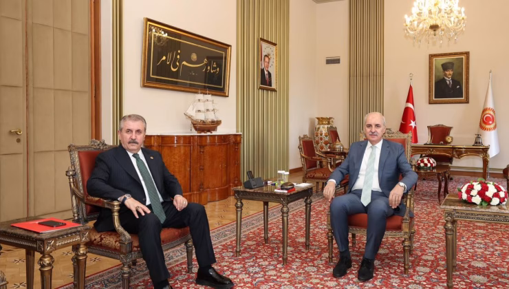 Kurtulmuş, Destici’yi kabul etti