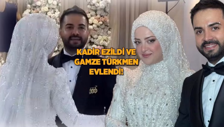 Magazin haberleri: Kadir Ezildi ve Gamze Türkmen evlendi! Düğünden İlk kareler
