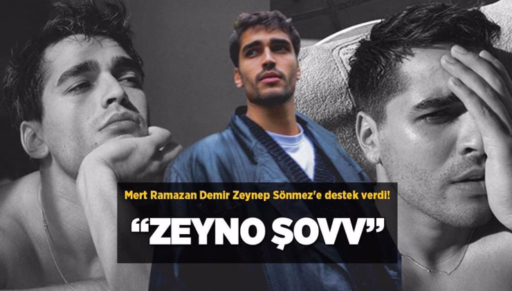 Mert Ramazan Demir Zeynep Sönmez’e destek verdi! ‘Zeyno şov’