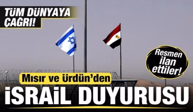 Mısır’dan son dakika İsrail duyurusu! Resmen ilan ettiler! Tüm dünyaya çağrı