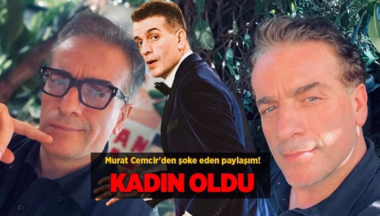 Murat Cemcir’den şoke eden paylaşım! Yapay zeka ile kadın oldu