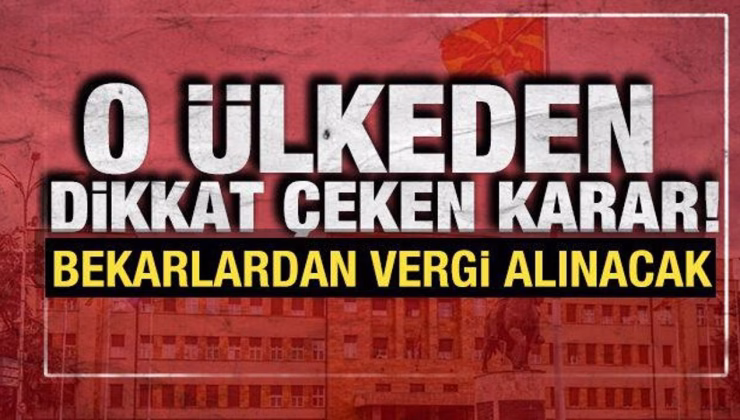 O ülkeden çarpıcı karar! Bekarlardan vergi alınacak