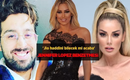 Petek Dinçöz'ün Jennifer Lopez'e benzerliği şaşırttı! 'Jlo haddini bilecek mi acaba'