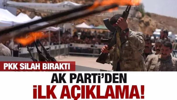 PKK silah bıraktı! AK Parti’den son dakika açıklaması