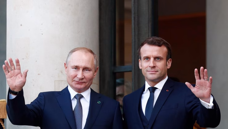 Putin ile Macron arasında 3 yılın ardından ilk görüşme