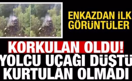 Rusya’da yolcu uçağı düştü! Kurtulan olmadı