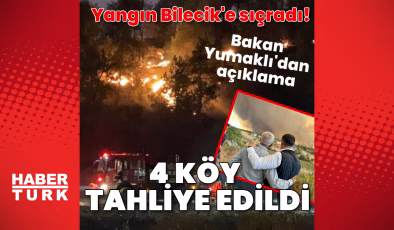 Sakarya'daki yangın Bilecik'e sıçradı! Bakan Yumaklı'dan açıklama | Son dakika haberleri