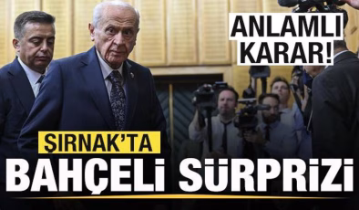 Şırnak’ta Devlet Bahçeli sürprizi! Anlamlı karar