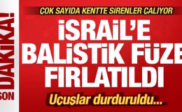 Son dakika: İsrail’e balistik fırlatıldı! Tel Aviv’de sirenler çalıyor! Uçuşlar durduruldu