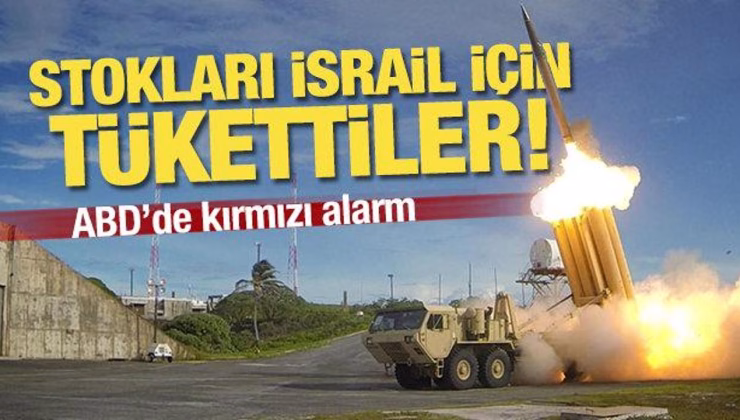 Stoklarını İsrail için tüketen ABD’de kırmızı alarm! İmzalar atıldı