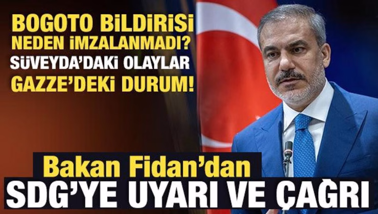 ‘Suriye’ye müdahale ederiz!’ diyen Bakan Fidan’dan son dakika açıklamalar