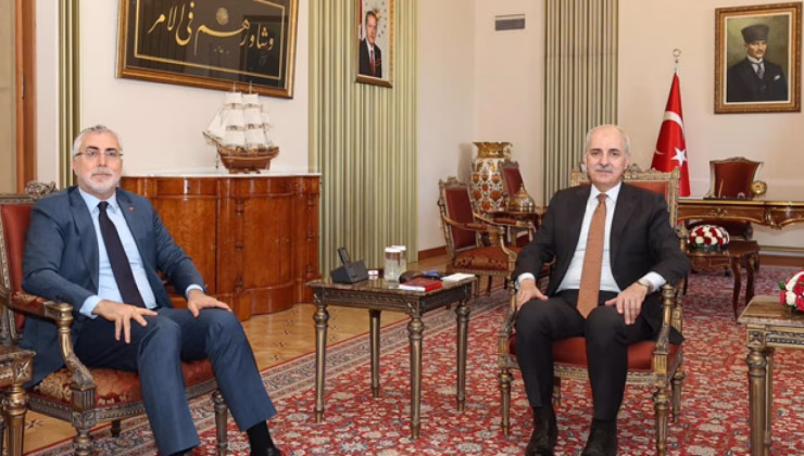 TBMM Başkanı Kurtulmuş’tan yoğun kabul trafiği