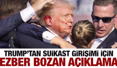 Trump’tan suikast girişimiyle ilgili ezber bozan açıklama