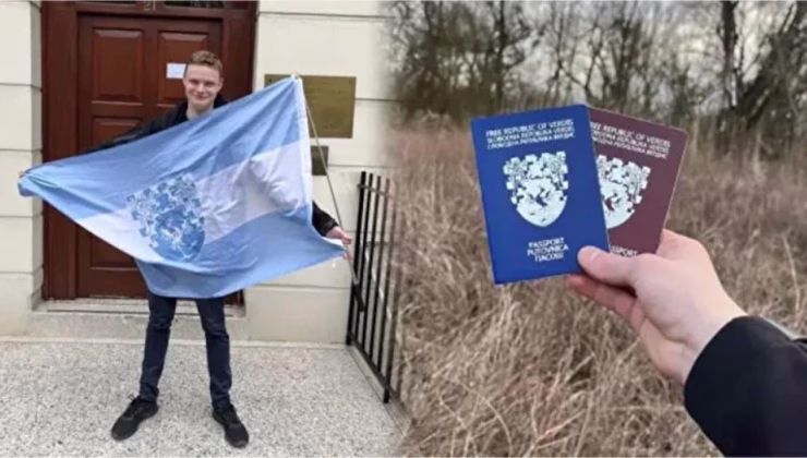 20 yaşındaki genç kendi ülkesini kurdu