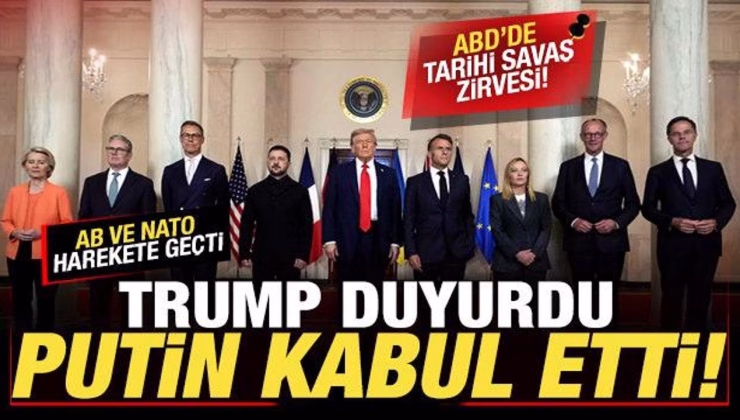 ABD’de tarihi savaş zirvesi! Trump son dakika duyurdu: Putin kabul etti
