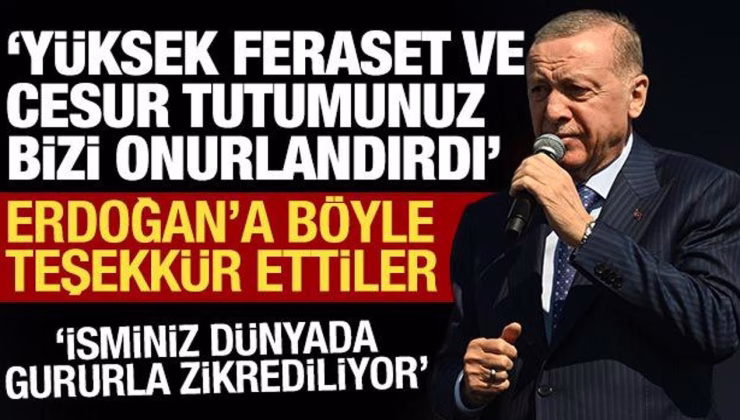 Ahıska Türklerinden Cumhurbaşkanı Erdoğan’a teşekkür mektubu