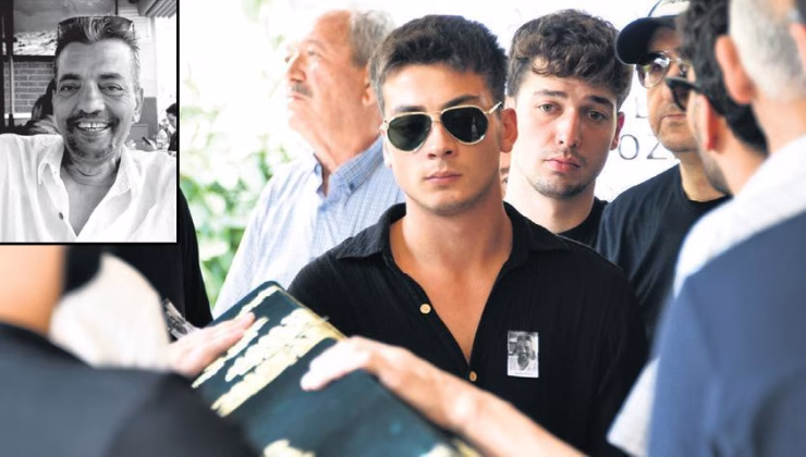 Babasını son yolculuğuna uğurladı