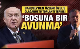 Bahçeli’den Özel’e tepki: TBMM’yi olağanüstü toplantıya çağırmaları boşuna bir avunma