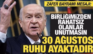 Bahçeli’den Zafer Bayramı mesajı: 30 Ağustos ruhu ayaktadır