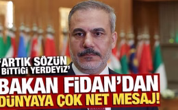 Bakanı Fidan’dan ‘Gazze’ açıklaması: Artık sözün bittiği yerdeyiz