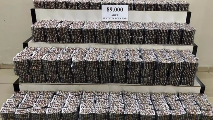 Balıkesir’de 89 bin sentetik ecza hapı ele geçirildi