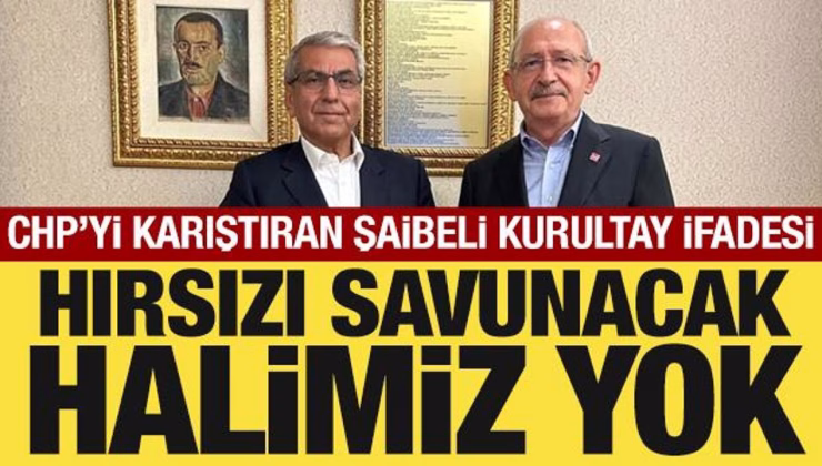 CHP’li Canbolat şaibeli kurultay için savcılığa ifade verdi: Hırsızı savunacak halimiz yok