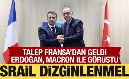 Cumhurbaşkanı Erdoğan, Macron ile görüştü