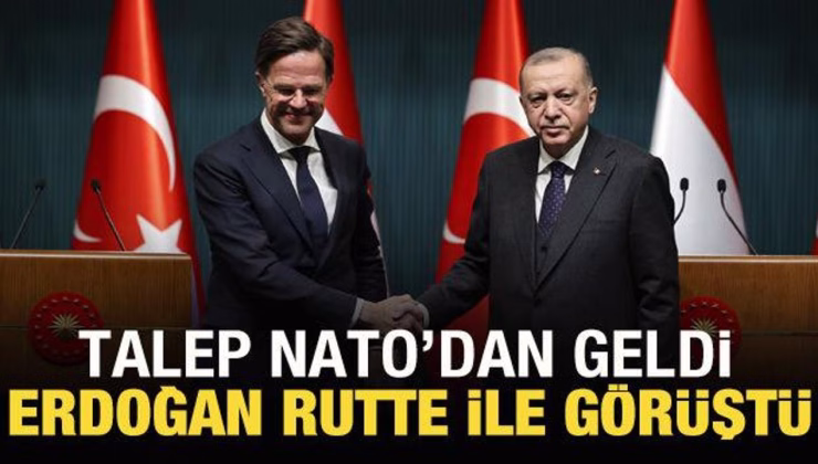 Cumhurbaşkanı Erdoğan, NATO Genel Sekreteri ile görüştü