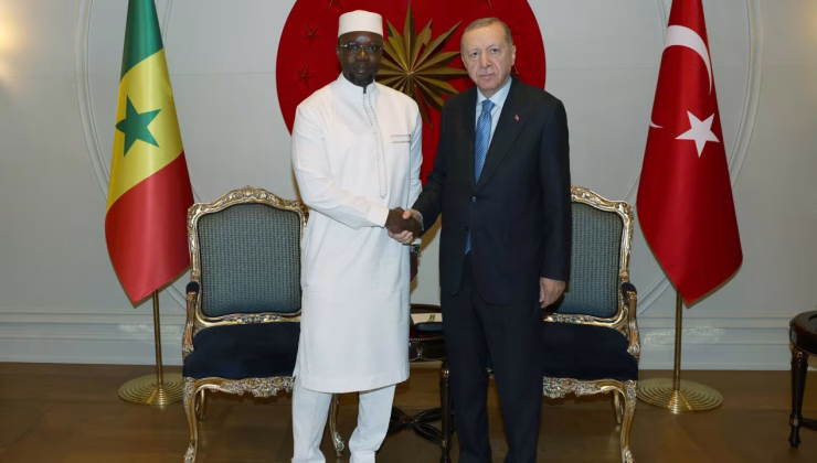 Cumhurbaşkanı Erdoğan, Senegal Başbakanı Sonko’yu kabul etti