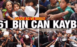 Gazze’de açlık had safhada! Can Kaybı 61 bin 430’a yükseldi