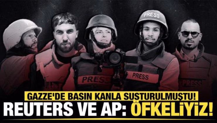 Gazze’de basın kanla susturulmuştu…Reuters ve AP: Öfkeliyiz!