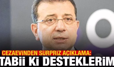 İmamoğlu’ndan cumhurbaşkanlığı adaylığı açıklaması: Desteklerim