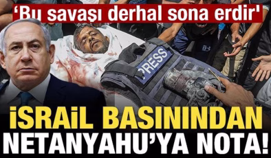 İsrail basınından Netanyahu’ya nota! ‘Bu savaşı derhal sona erdir’