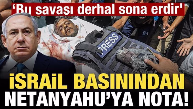 İsrail basınından Netanyahu’ya nota! ‘Bu savaşı derhal sona erdir’