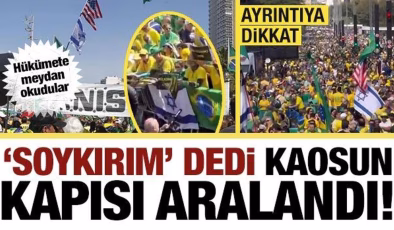 İsrail soykırımını eleştirince kaosun kapısı aralandı! CIA-Mossad hayaleti Brezilya’da