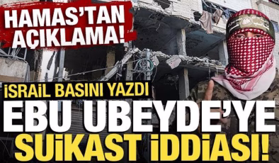 İsrail’den Ebu Ubeyde’ye suikast iddiası! Hamas’tan açıklama