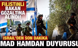 İsrail’den son dakika İmad Hamdan duyurusu! Filistinli Bakan gözaltına alındı!