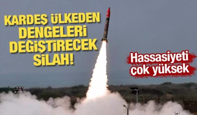 Kardeş ülkeden dengeleri değiştirecek silah! Hassasiyet kabiliyeti yüksek