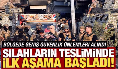 Lübnan’da silahların tesliminde ilk aşama başladı!
