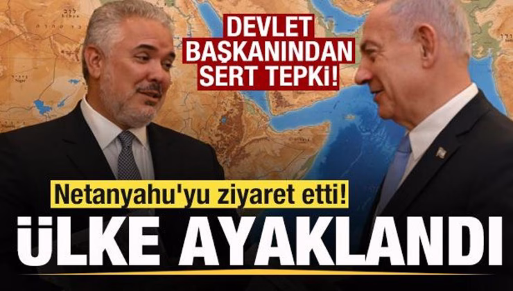 Netanyahu’yu ziyaret etti! Ülke ayaklandı! Devlet Başkanından sert tepki: Vicdansızlık
