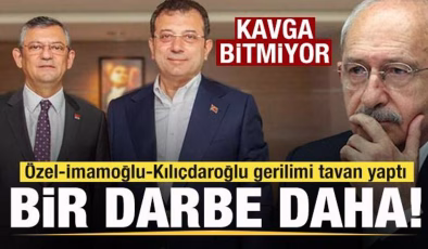 Özgür Özel-Ekrem İmamoğlu-Kemal Kılıçdaroğlu gerilimi tavan yaptı! Bir darbe daha!