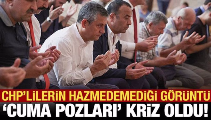 Özgür Özel’in partilileri kızdıran ‘pozları’: Cuma namazı görüntüleri tartışma yarattı!