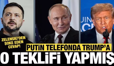 Putin telefonda Trump’a o teklifi yapmış: Zelenski’den şoke eden cevap!