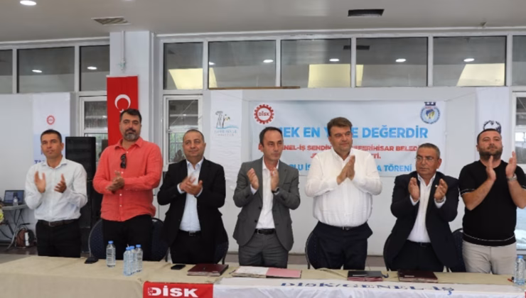 Seferihisar Belediyesi'nde imzalar atıldı: İşte en düşük işçi maaşı