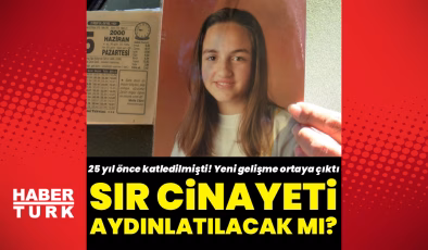 Şişli’de 25 yıl önce öldürülen Çağla Tuğaltay cinayetinde yeni gelişme