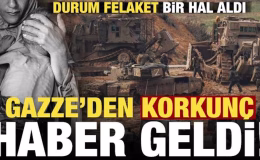 Son dakika: Gazze’den korkunç haber geldi! Durum felaket bir hal aldı…