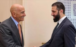 Suriye Devlet Başkanı Ahmed eş-Şara, ABD’nin Suriye Özel Temsilcisi Barrack ile görüştü